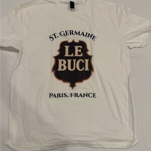St. Germaine Le Buci Paris France T-Shirt Men’s Large White